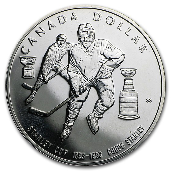 1993 Canada Silver Dollar Proof (Stanley Cup)