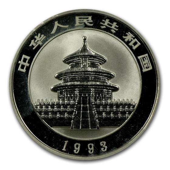 Buy 1993 China 1 2 Oz Silver Panda Sealed APMEX