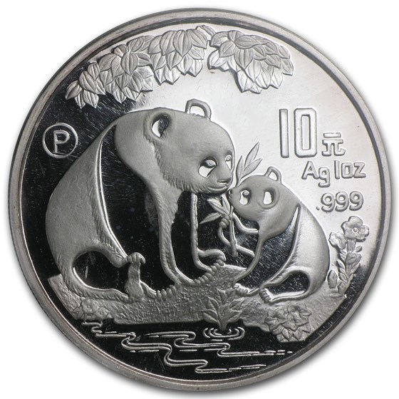 1993 China 1 oz Silver Panda Proof (Sealed, w/COA, No Box) 1993 China 1 oz Silver Panda Proof (Sealed, w/COA, No Box)