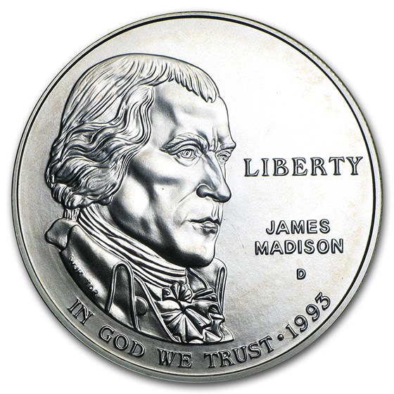 1993-D Bill of Rights $1 Silver Commem BU (Capsule Only) 1993-D Bill of Rights $1 Silver Commem BU (Capsule Only)