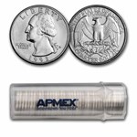 1993-D Washington Quarter 40-Coin Roll BU