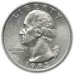1993-D Washington Quarter BU