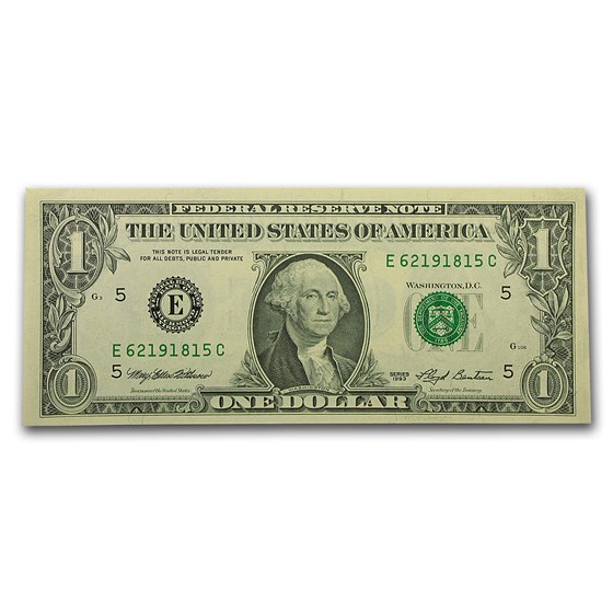 1993 (E-Richmond) $1.00 FRN CU (Fr#1918-E)