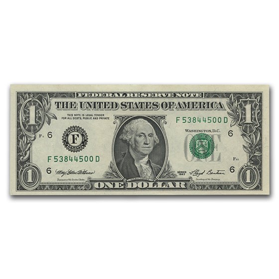 1993 (F-Atlanta) $1.00 FRN CU (Fr#1918-F)