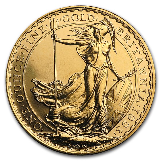 1993 Great Britain 1 oz Gold Britannia BU 1993 Great Britain 1 oz Gold Britannia BU