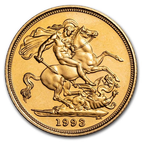 1993 Great Britain Gold Sovereign Elizabeth II Proof