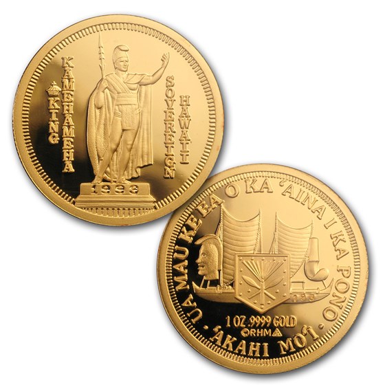 Buy 1993 Hawaii 5Coin King Kamehameha Gold Proof Set APMEX