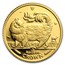 1993 Isle of Man 1/25 oz Gold Maine Coon Cat