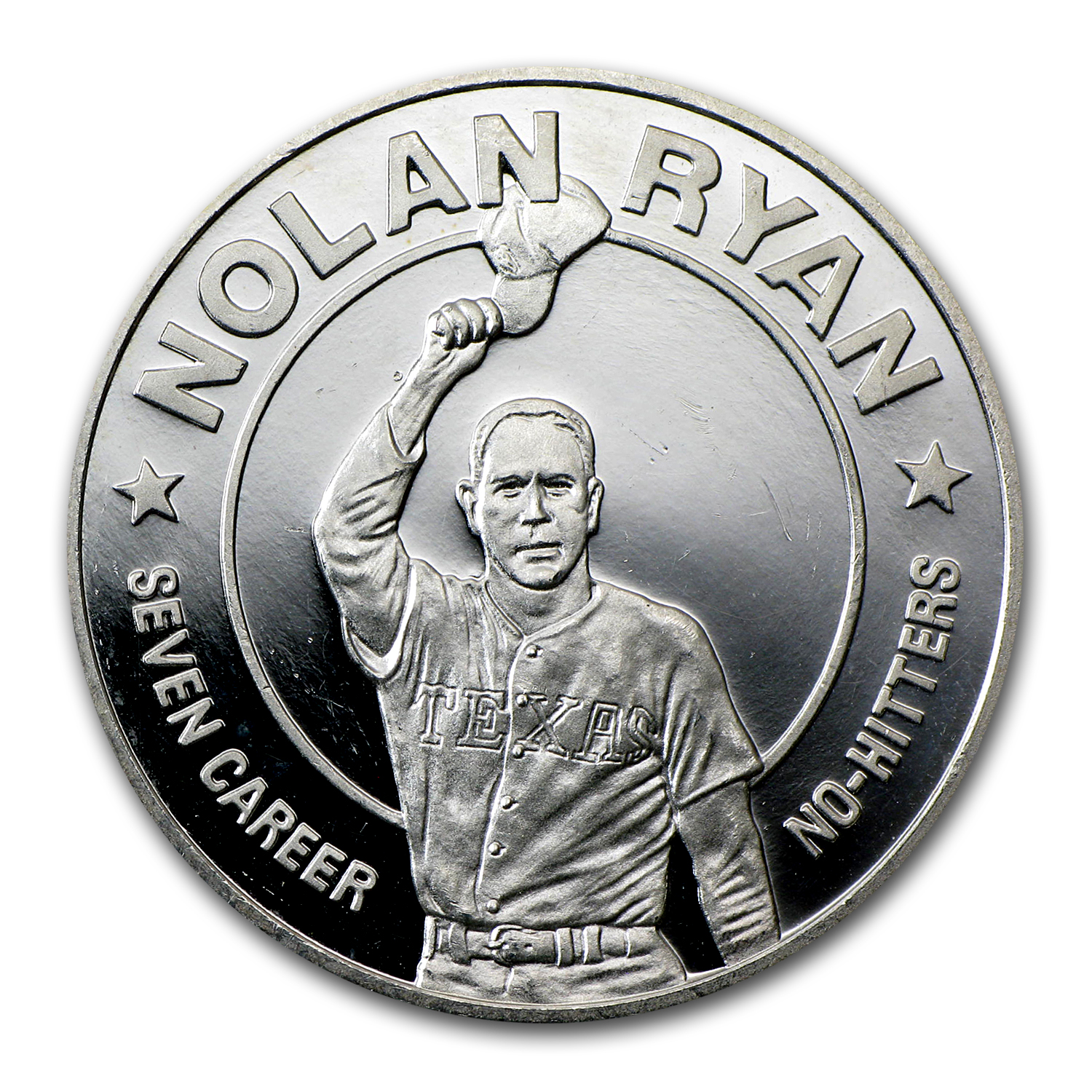 Buy 1993 Liberia Silver $10 Nolan Ryan Proof | APMEX