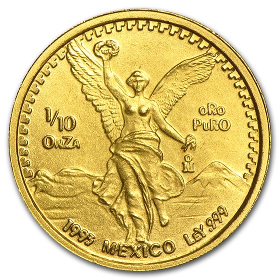 1993 Mexico 1/10 oz Gold Libertad BU 1993 Mexico 1/10 oz Gold Libertad BU