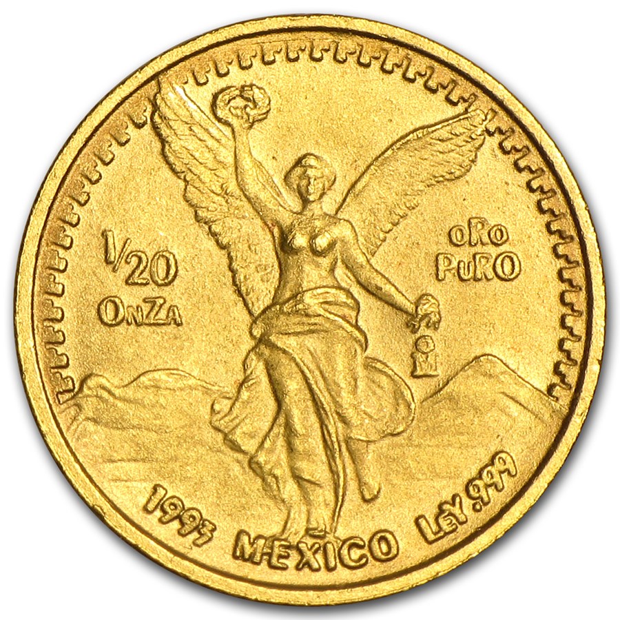 1993 Mexico 1/20 oz Gold Libertad BU