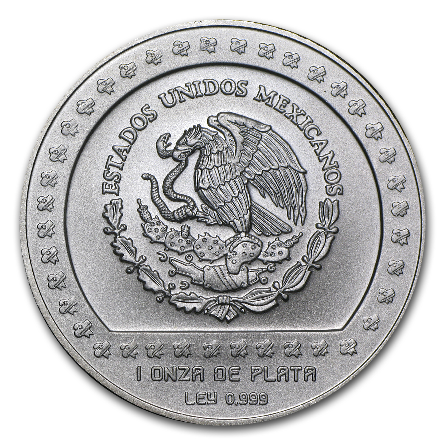 Buy 1993 Mexican 1 oz Silver 5 Pesos Xochipilli BU | APMEX