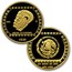 1993 Mexico 5-Coin Gold & Silver Mexican Veracruz Proof Set