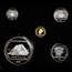 1993 Mexico 5-Coin Gold & Silver Mexican Veracruz Proof Set