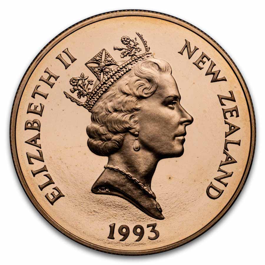 1993 ニウエ 20ドル コロネーション アニバーサリー銀貨 1993-new-zealand-proof-gold-5-