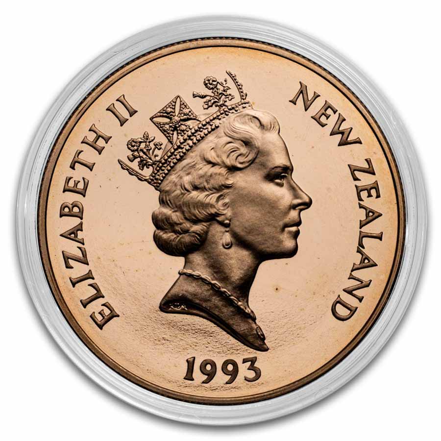 Buy 1993 New Zealand Proof Gold $5 Coronation Anniv | APMEX
