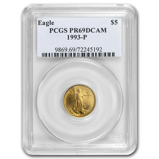 1993-P 1/10 oz Proof American Gold Eagle PR-69 PCGS 1993-P 1/10 oz Proof American Gold Eagle PR-69 PCGS