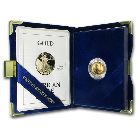 1993-P 1/10 oz Proof American Gold Eagle (w/Box & COA) 1993-P 1/10 oz Proof American Gold Eagle (w/Box & COA)