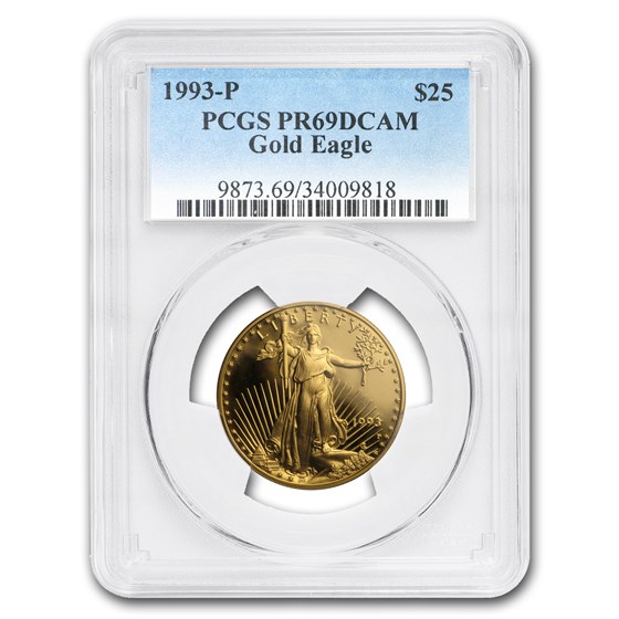 1993-P 1/2 oz Proof American Gold Eagle PR-69 PCGS 1993-P 1/2 oz Proof American Gold Eagle PR-69 PCGS