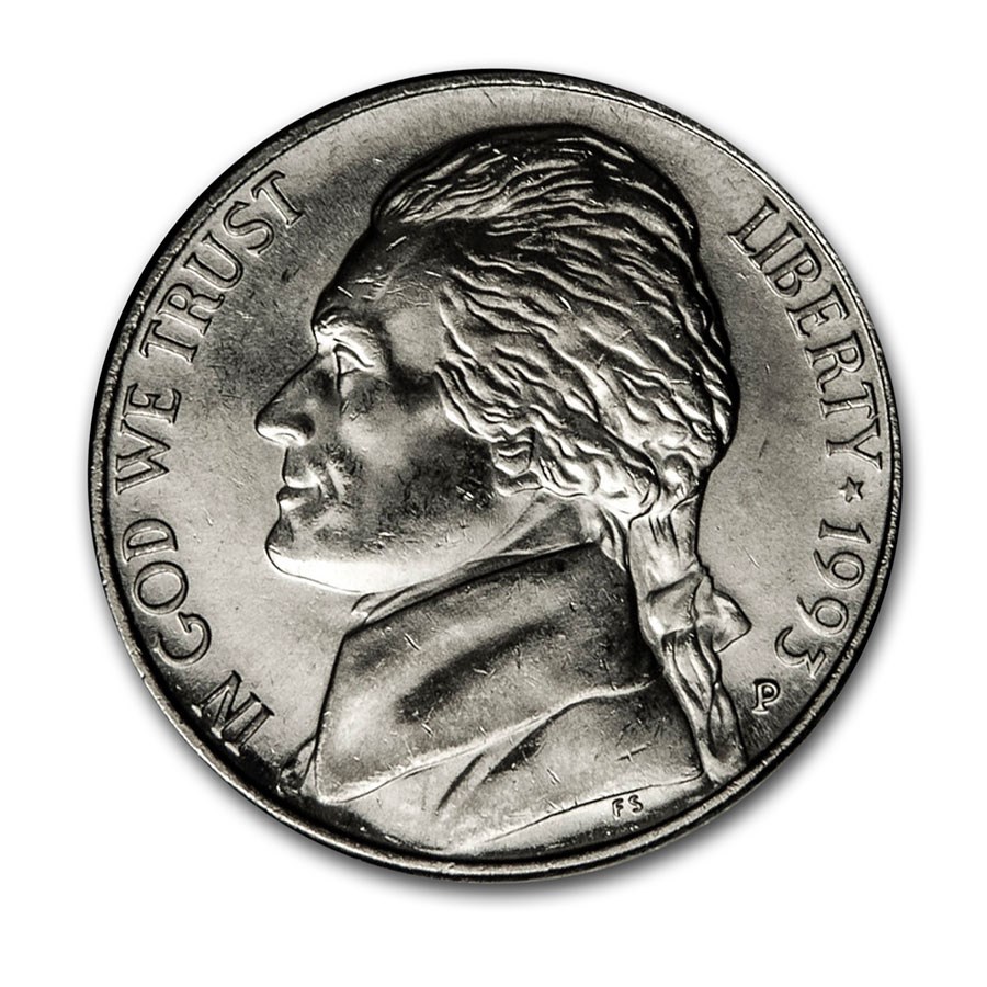 1993-P Jefferson Nickel BU
