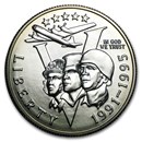 1993-P World War II 1/2 Dollar Clad Commem BU (Capsule only)