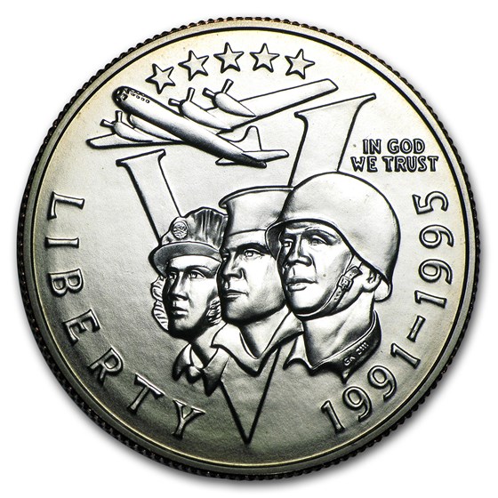 1993-P World War II 1/2 Dollar Clad Commem BU (Capsule only) 1993-P World War II 1/2 Dollar Clad Commem BU (Capsule only)