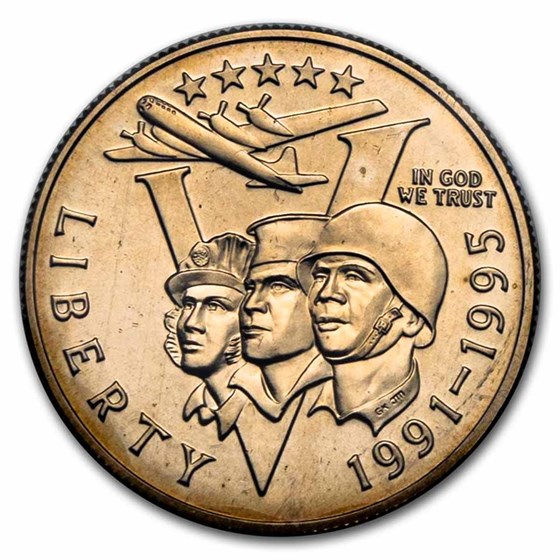 1993-P World War II 1/2 Dollar Clad Commem BU (w/Box & COA) 1993-P World War II 1/2 Dollar Clad Commem BU (w/Box & COA)