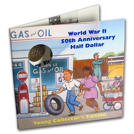 1993-P World War II 1/2 Dollar Clad Commem BU (Young Coll.) 1993-P World War II 1/2 Dollar Clad Commem BU (Young Coll.)