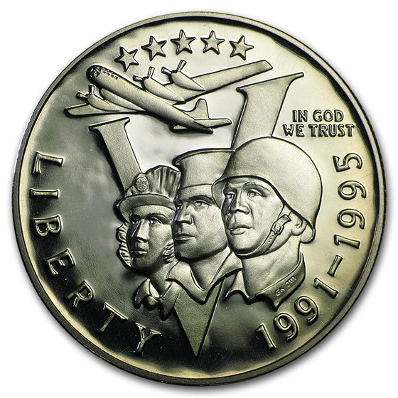 1993-P World War II 1/2 Dollar Clad Commem Proof (Capsule only) 1993-P World War II 1/2 Dollar Clad Commem Proof (Capsule only)