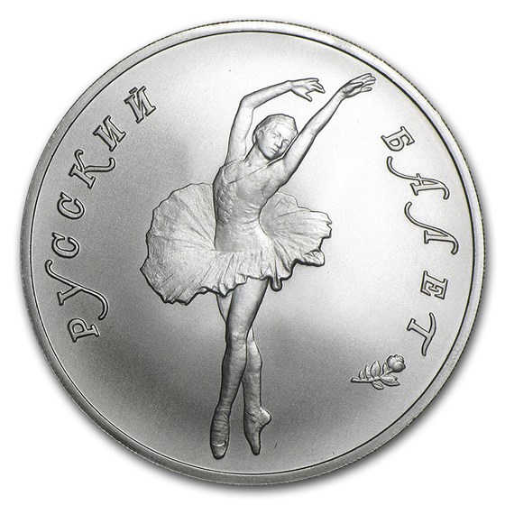 1993 Russia 1 oz Palladium Ballerina BU 1993 Russia 1 oz Palladium Ballerina BU
