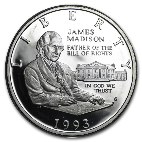 1993-S Bill of Rights 1/2 Dollar Silver Commem Prf (Capsule Only) 1993-S Bill of Rights 1/2 Dollar Silver Commem Prf (Capsule Only)