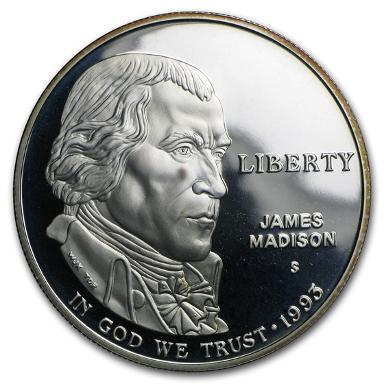 1993-S Bill of Rights $1 Silver Commem Proof (w/Box & COA) 1993-S Bill of Rights $1 Silver Commem Proof (w/Box & COA)