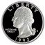 1993-S Silver Washington Quarter Gem Proof