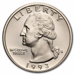 1993-S Washington Quarter 40-Coin Roll Proof