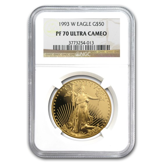 1993-W 1 oz Proof American Gold Eagle PF-70 UCAM NGC 1993-W 1 oz Proof American Gold Eagle PF-70 UCAM NGC
