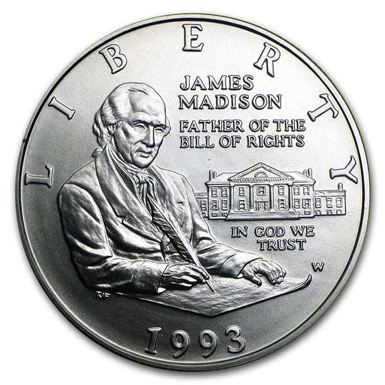 1993-W Bill of Rights 1/2 Dollar Silver Commem BU (Capsule Only)