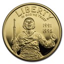 1993-W Gold $5 Commem World War II Proof (Capsule Only)