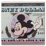 1994 $1.00 (AA) Waving Mickey AU-58 EPQ PMG (DIS#33)