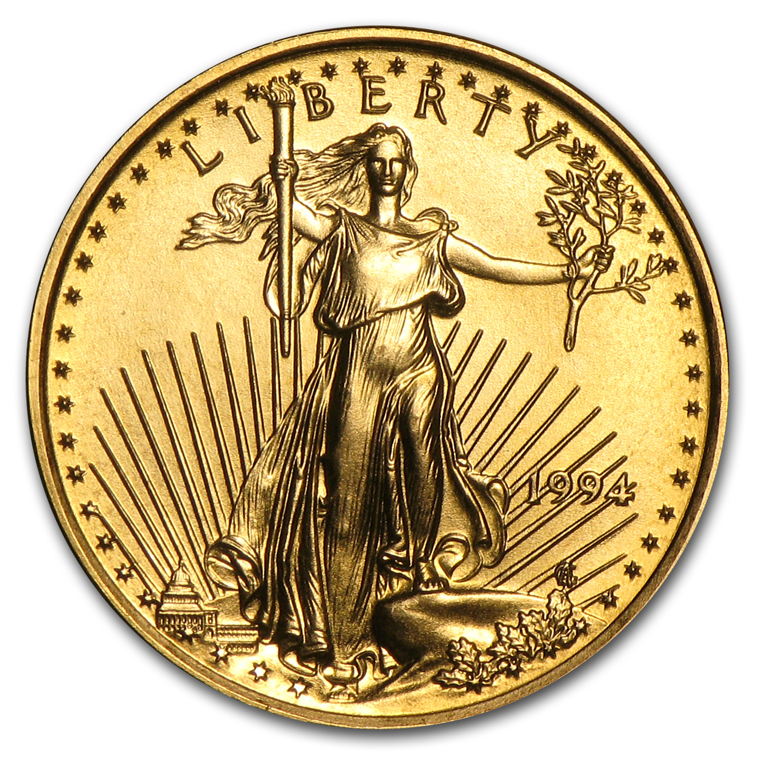 1994 American Gold Eagle 1/10 oz $5 BU