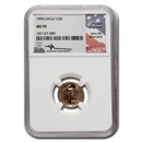 1994 1/10 oz American Gold Eagle MS-70 NGC (Mercanti)