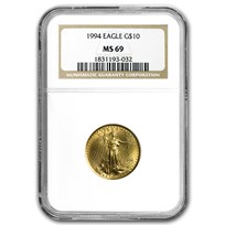 1994 1/4 oz American Gold Eagle MS-69 NGC