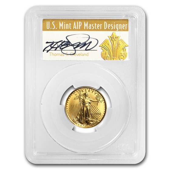 1994 1/4 oz Gold American Eagle MS-70 PCGS (Art Deco Label) 1994 1/4 oz Gold American Eagle MS-70 PCGS (Art Deco Label)