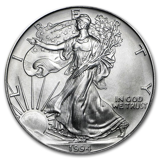 1994 1 oz American Silver Eagle BU