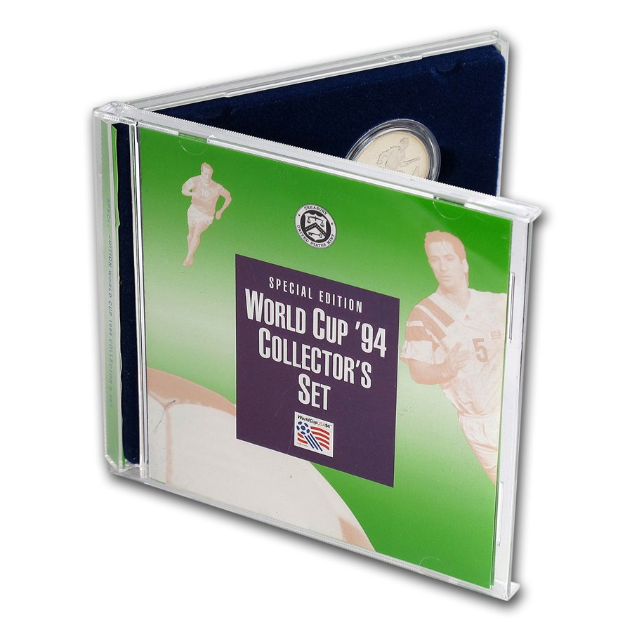 1994 2-Coin World Cup Proof Set (Special Jewel Case)