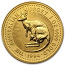 1994 Australia 1 oz Gold Nugget BU
