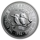 1994 Australia 1 oz Silver Kookaburra BU