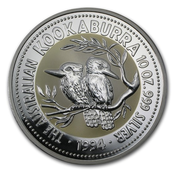 1994 Australia 10 oz Silver Kookaburra BU 1994 Australia 10 oz Silver Kookaburra BU