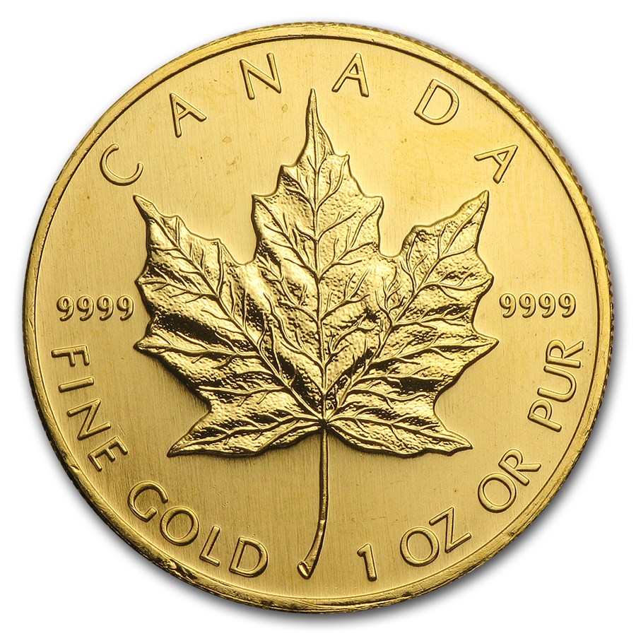 1994 Canada 1 oz Gold Maple Leaf BU