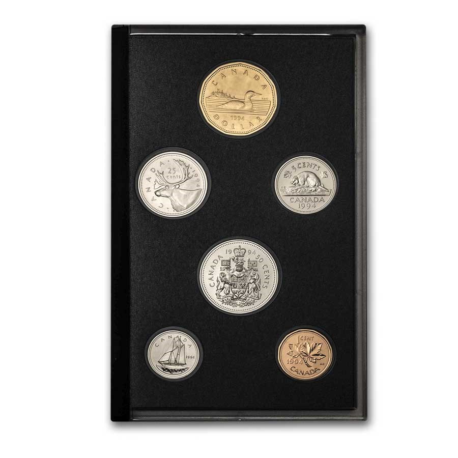 1994 Canada 6-Coin Specimen Set (Box & COA)