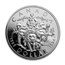 1994 Canada Silver Dollar BU (RCMP Sled-Dog Patrol)